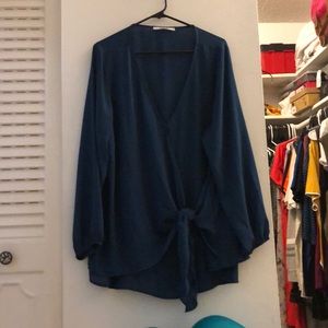 Guildfold Fixed Wrap Blouse